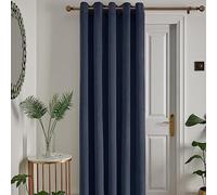 Laurence Llewelyn-Bowen - Montrose - Tenda oscurante in velluto con occhielli, 168 x 214 cm, colore blu navy