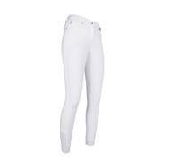 Lauria Garrelli HKM LG Basic 1200 - Pantaloni da Equitazione, Taglia 40, Colore: Bianco