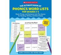 Laurie Cousseau Rhonda The Ultimate Book of Phonics Word Lists: Grad (Tascabile)