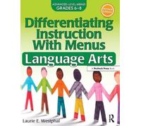 Laurie E. Westphal Differentiating Instruction With Menus (Tascabile)