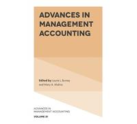 Laurie L. Burney Advances in Management Accounting (Copertina rigida)