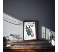 Laurie's Pub and Bar Accessories Gordons Gin Piccolo Specchio