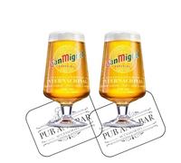 Laurie's Pub and Bar Accessories | San Miguel - Set di 2 bicchieri da mezza pinta