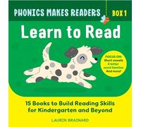 Phonics Makes Readers: Learn to Read Box 1: 15 Books to Build Reading Skills for Kindergarten and Beyond