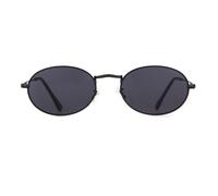 Laurinny Occhiali da sole Donna Uomo Retrò Ovale Metallo Vintage Classici Occhiali da sole Unisex