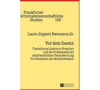 Lauro Joppert Swensson Jr Vor dem Gesetz (Copertina rigida)