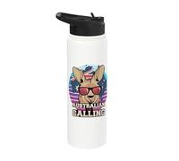L'Australia mi chiama e io devo andare - Australiano Stainless Steel Insulated Water Bottle