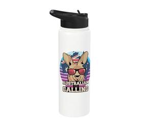 L'Australia mi chiama e io devo andare - Australiano Stainless Steel Insulated Water Bottle