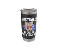 L'Australia sta chiamando e io devo andare - Australiano Bicchiere termico in acciaio inox doppia parete