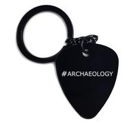Lauthings Hashtag Portachiavi Archeologia Scienza Inciso Pick Portachiavi Art Metallo Portachiavi Pin, Nero , Taglia unica