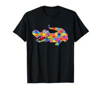 L'autismo Crocodile Jigsaw Puzzle regalo Alligatore ragazze Maglietta