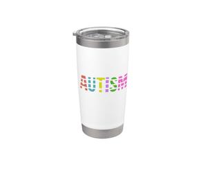 L'autismo è il mio superpotere Bicchiere termico in acciaio inox doppia parete