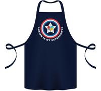 L'Autismo È Il Mio Superpotere Grembiule Autistico 100% Biologico