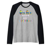 L'autismo è Il Mio superpotere Maglia con Maniche Raglan