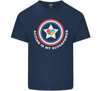 L'Autismo È Il Mio Superpotere T-Shirt In Cotone Uomo