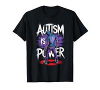 L'autismo è l'empowerment Grafico Stile Ribelle Arte Maglietta