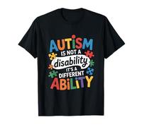 L'autismo è una citazione positiva di abilità diversa Maglietta