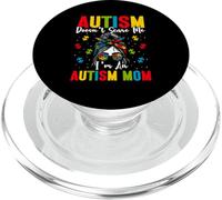 L'autismo non mi spaventa, sono una mamma autistica disordinato chignon puzzle PopSockets PopGrip per MagSafe