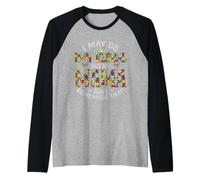 L'autismo può essere non verbale, ma mia madre non lo ricorda Maglia con Maniche Raglan