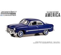 L'Auto Che Ha Fatto L'America 1949 Ford Bayview Blu Scala 1:64 Greenlight 86630