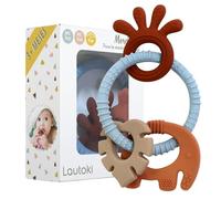 LAUTOKI® Massaggia Gengive per Neonato | Dentizione Neonati | Senza BPA | Giochi 0-6 Mesi | Svezzamento | Massaggiagengive