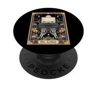 L'autore Scrittore Macchina da scrivere Tarocchi Witchy Moon PopSockets PopGrip Adesivo