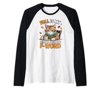 L'autunno è Il Mio Secondo Gatto Divertente con la Parola F Preferita Maglia con Maniche Raglan
