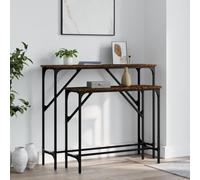 Lauuoeriau Casa & Giardino, Mobili-Consolle Tavoli 2 pz Rovere Marrone Legno Ingegnerizzato