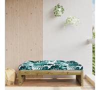 Lauuoeriau Casa & Giardino,Mobili-Giardino Poggiapiedi 120x80 cm Legno Impregnato Pino