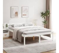 Lauuoeriau Casa & Giardino, Mobili Letto Senior Senza Materasso Bianco 150x200cm King Size