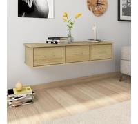 Lauuoeriau Casa & Giardino,Mobili-Mensola Cassettiera a Parete in Rovere Sonoma 88x26x18.5 cm Legno Ingegnerizzato