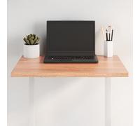 Lauuoeriau Casa & Giardino,Mobili-Tavolo Marrone Chiaro 60x40x2 cm Legno massello trattato Rovere Live Edge