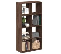 Lauuoeriau Mobili Casa Divisorio Libreria Rovere Marrone 69,5x29x137,5 cm Ingegnerizzato Legno - Cassettiera