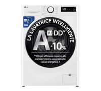 LG F4R3011NSWB Lavatrice 11kg AI DD, Classe A-10%, 1400 giri, Lavaggio a vapore
