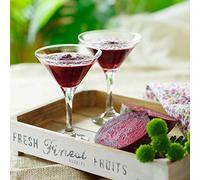 LAV 6X Clear 175ml Misket Bisket Bicchieri da Martini - Lavastoviglie Cassaforte Classic Bar Bar Champagne Espresso Cocktail Glass Set da Regalo Set