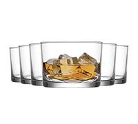 LAV Bicchiere Tumbler per Whisky Bodega - in Vetro - 240 ml - 12 Pezzi