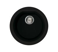 Lav. Elleci 2 vasche 86,4x50,3 Fox 450 Granitek Nero Full Black LGF45040