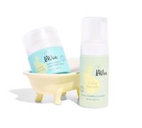 LAV KIDS Cofanetto per il viso dei bambini, detergente schiumogeno 100 ml e crema idratante 50 ml, senza sapone, pelle sensibile, schiuma