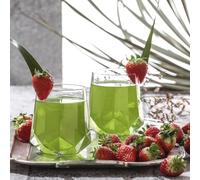 Bicchieri da Acqua LAV 40 cl Set 6 Pezzi Vetro Trasparente Design Moderno