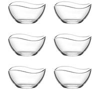 Lav 6 ciotole in vetro da 215 ml Vira, ciotola in vetro per dessert e antipasti