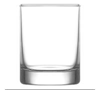 LAV Set di 6 bicchieri liberty trasparenti da 65 ml - Bicchieri cocktail in vetro riutilizzabili adatti al microonde e lavastoviglie