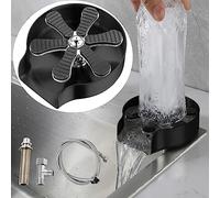 Lava Bicchieri Lavandino, Eroshoo Lavabicchieri Lavandino,Lava Bicchieri,Lava Bicchieri Lavandino Accessori per la Cucina, Bar, Ristorante e Caffè, Bottle Washer, Nero