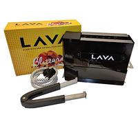 Lava Blizzard - Accendifuoco elettrico per narghilè, completamente in metallo, design tostapane da 1000 W, cavo a maniche lunghe, con pinza