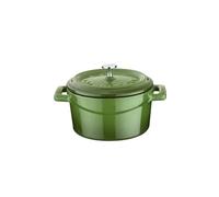 Lava Cookware LV Y TC 10 K2 Mini Casserole, Rotondi, Diametro 10 cm, in ghisa, Colore: Verde
