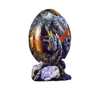 lava dragon egg ornaments, crystal transparent resin dragon egg,handmade sculpture fire pocket dragon souvenir for desktop ornaments exquisite unique
