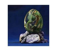 lava dragon egg ornaments, crystal transparent resin dragon egg,handmade sculpture fire pocket dragon souvenir for desktop ornaments exquisite unique