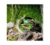 Lava Dragon Egg Ornaments, Crystal Transparent Resin Dragon Egg,handmade Sculpture Fire Pocket Dragon Souvenir