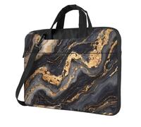 Lava ha stampato la cartella a tracolla della borsa a tracolla del computer portatile facile da usare quando viaggia per affari, Nero, 15.6 inch