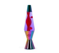 Lava Lamp Magmastic Lampada Lava Effetto Rilassante Liquido Viola Lava Rosso