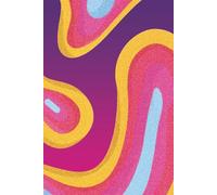 Lava Lamp Psychedelic Notebook | Vibrant Swirls Graph Paper Journal | 100 Pages 6x9 in | Groovy Abstract Design for Planning & Ideas | ESTA CABRON Brand